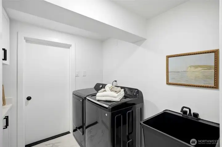 Custom Cabinetry for extra Storage in Laundry Custom Cabinetry for extra Storage in Laundry