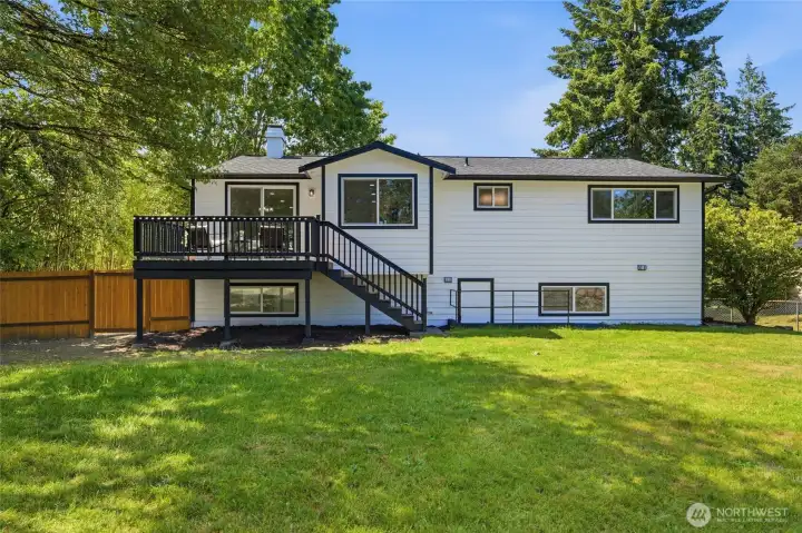 Massive backyard with lots of opportunities Massive backyard with lots of opportunities
