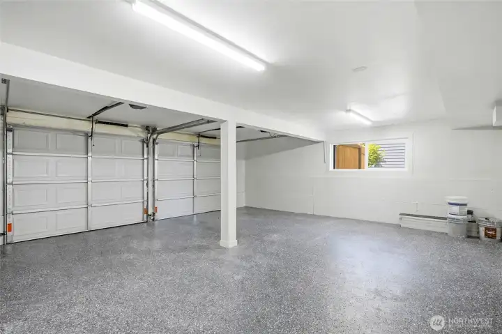 Fully painted garage with epoxy Flooring Fully painted garage with epoxy Flooring