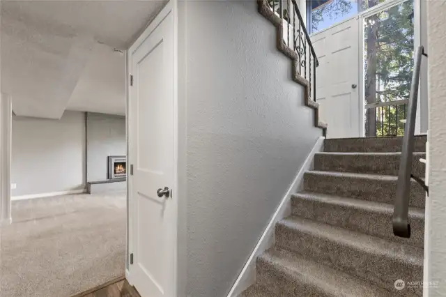 Stairs from Lower to Front Door