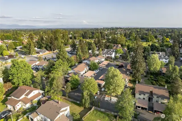 Overhead View of Complex 67 units