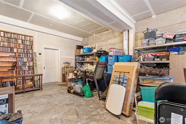 400sqft of garage could become interior space. It has a window