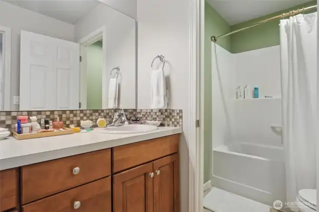 Full bathroom upstairs