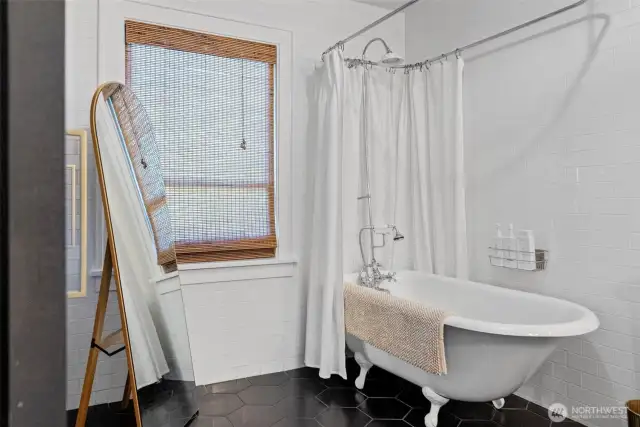 Primary bath on main floor.