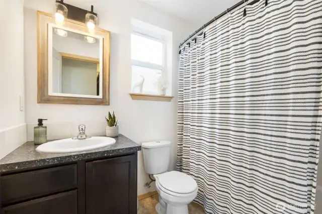 Bathroom off the primary bedroom