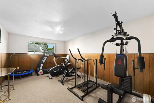 Community exercise room / gym.