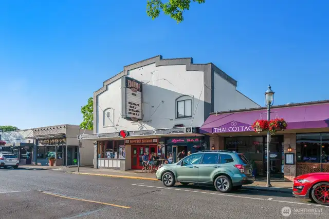 The unique charm of the neighborhood is enhanced by nearby gems like The Edmonds Theater, offering a touch of class and entertainment.