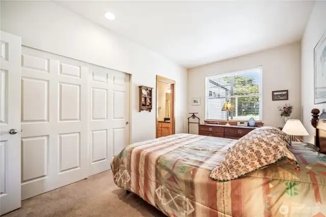 Large Primary bedroom on main.