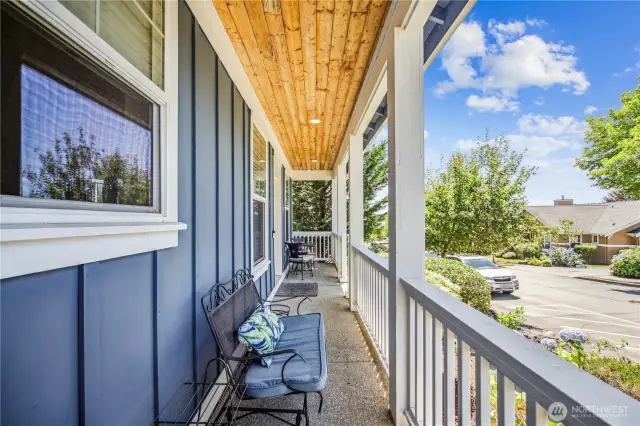 Welcoming front porch ~ sip your morning coffee while you watch the world go  by.