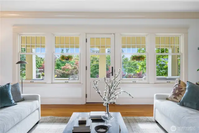 Living space blending seamlessly with outdoor space