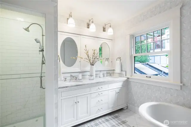 1 of 2 full bathrooms on the 2nd floor