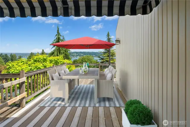 Lots of Deck Space to Entertain
