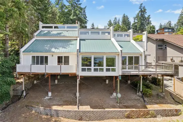 Drone View of Rear of Home