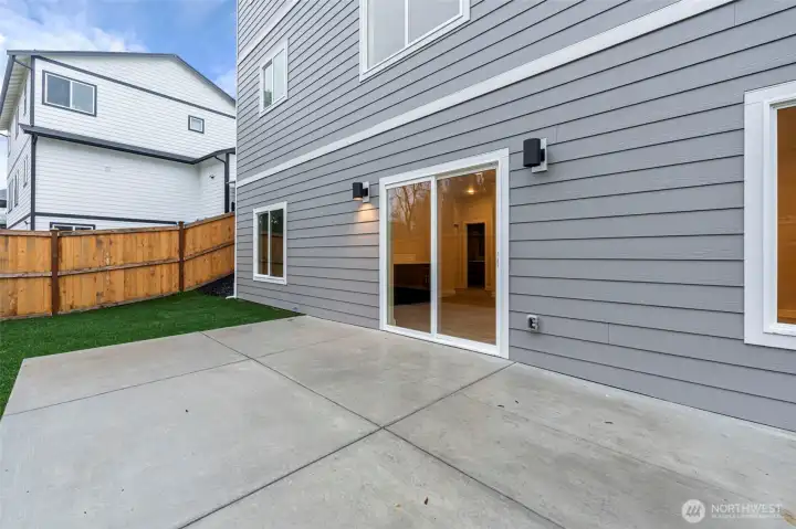 Back patio