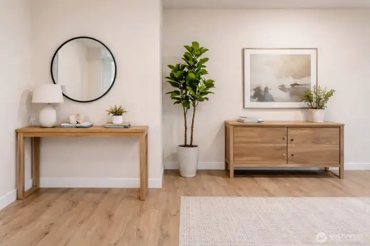 Virtually staged bonus room