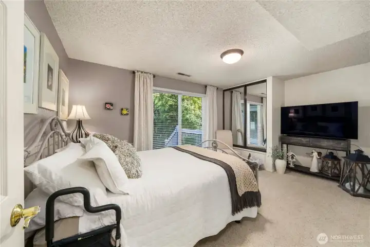 One of two main floor bedrooms.
