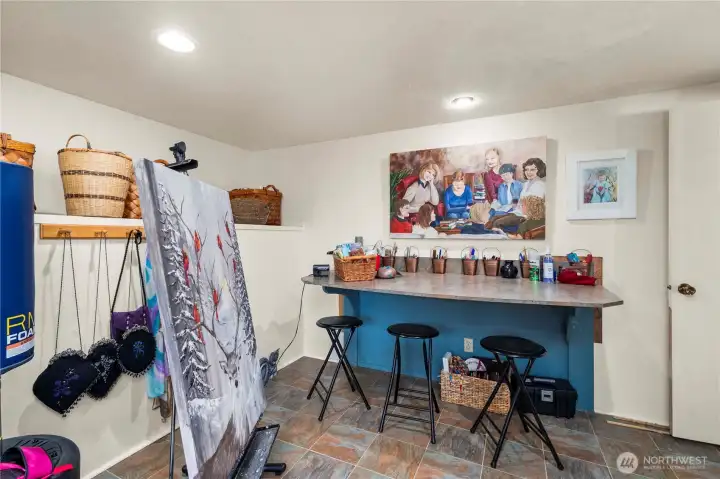 Bedroom or artist studio.  How will this space best serve you?