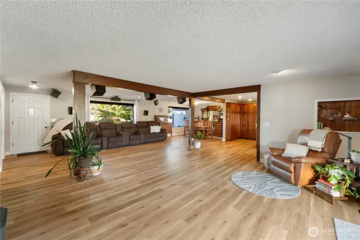 Light and Bright Open Concept Living Room