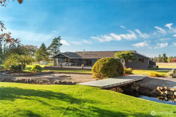 Annual Salmon spawn thru property~