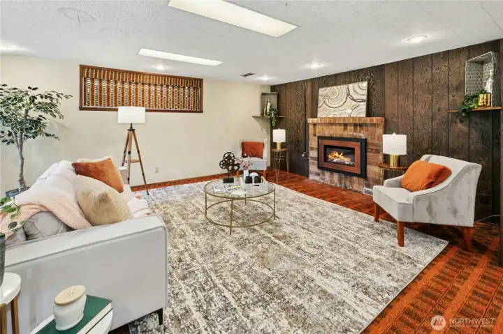 Propane fireplace to keep you warm and cozy