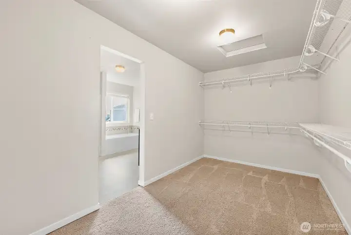 extra extral large primary walk in closet