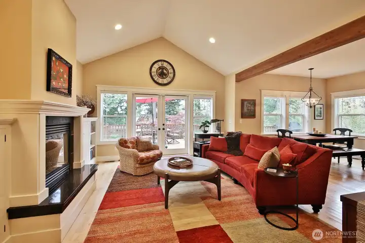 Open floor plan.