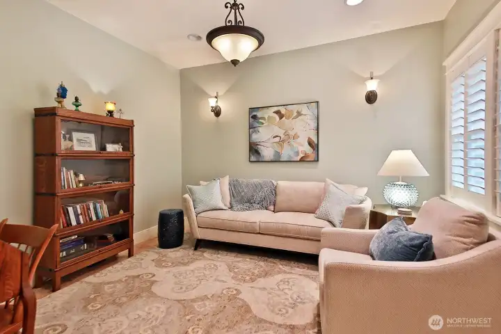 Den/office or sitting room.