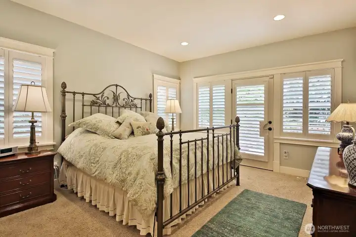 Primary - Door leads out to deck.