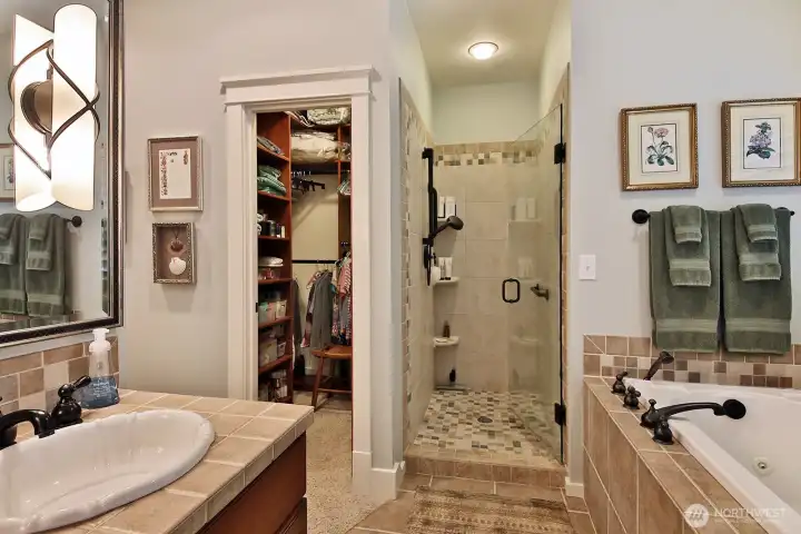 Primary - two walk in closets.