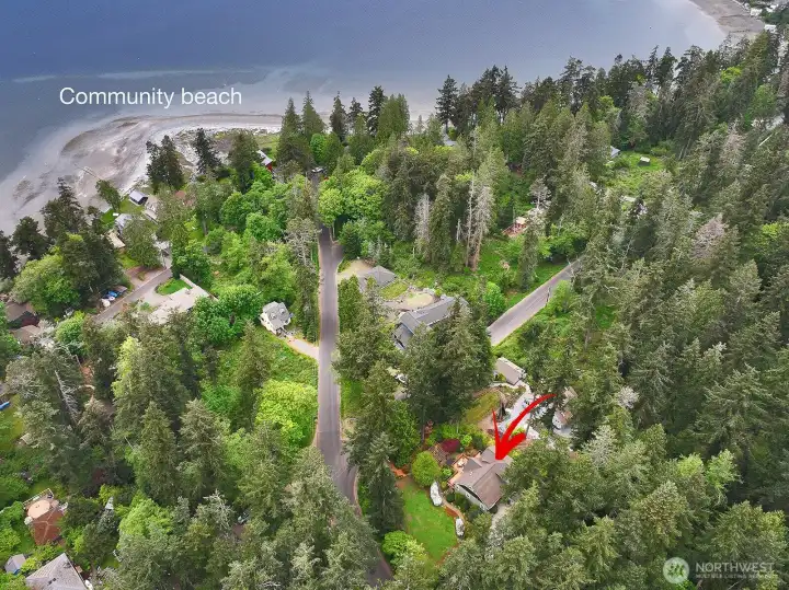 Easy access to the beach.