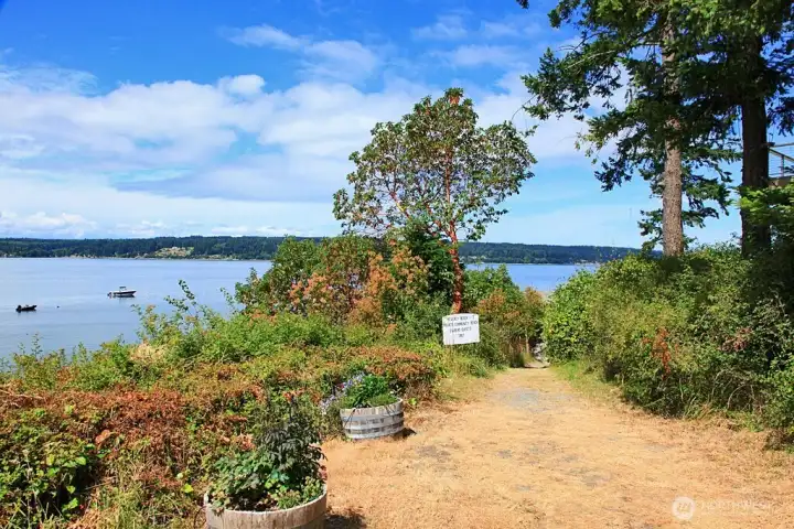 Private Beach access.