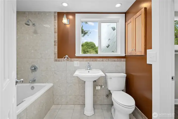 Main home full bath.