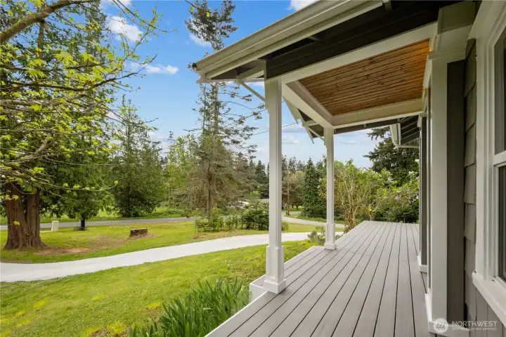 Main home wrap around new trex decking.
