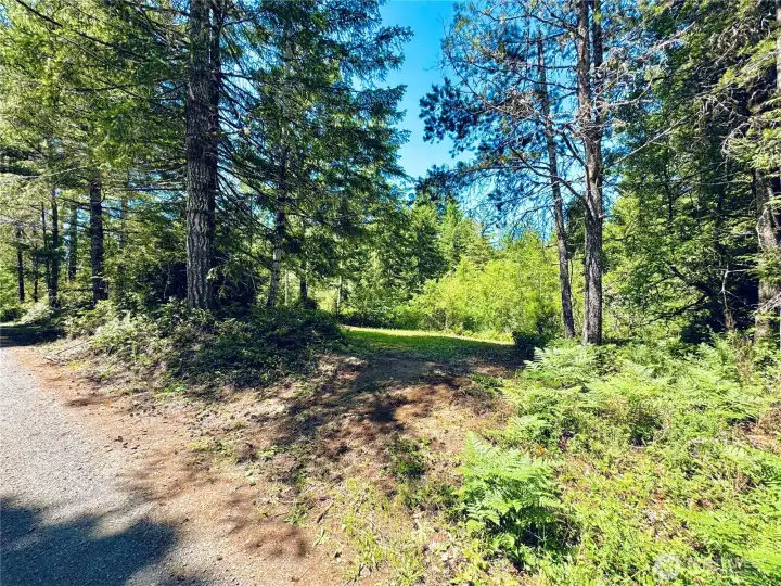 Secondary lot entrance