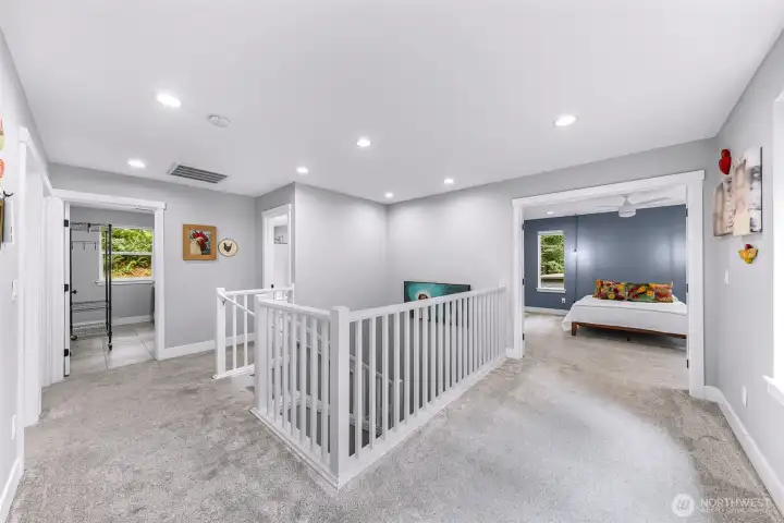 Large second story landing Large second story landing