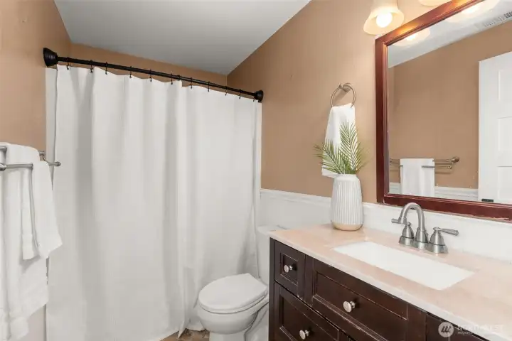 Full bathroom upstairs Full bathroom upstairs