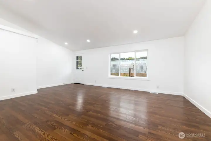 Lots of natural lighting in living room Lots of natural lighting in living room
