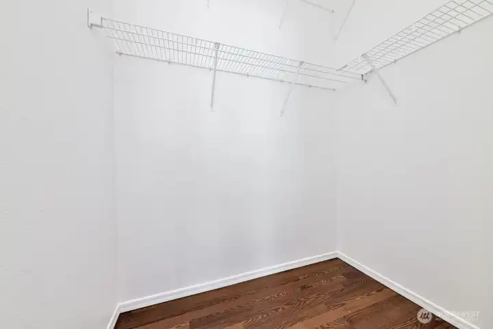 Walk in closet in Primary bedroom Walk in closet in Primary bedroom