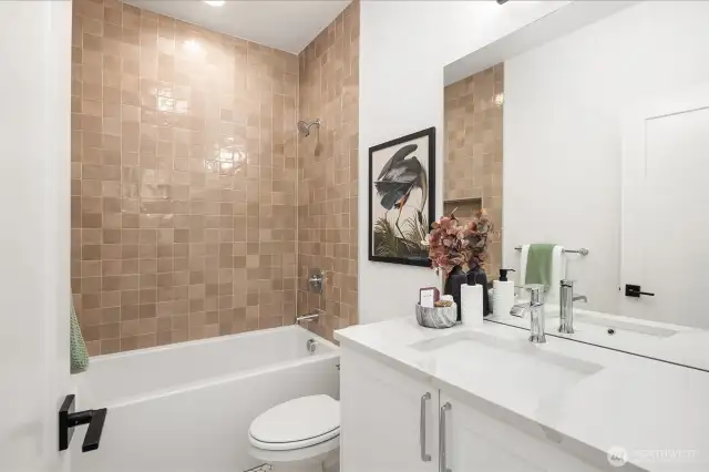 Photos from model home with similar layout, but different color scheme