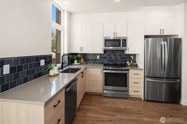 Photos from model home with similar layout, but different color scheme