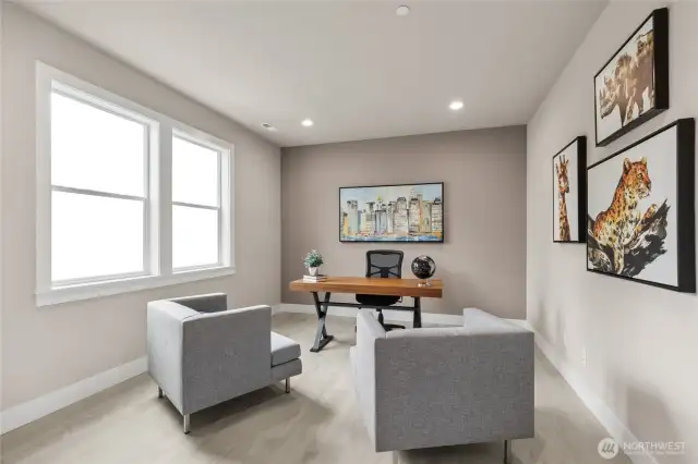 Huge Home Office to the left of Entry. Enjoy Forever views! Photos are for representational purposes only.  Colors and options may vary.