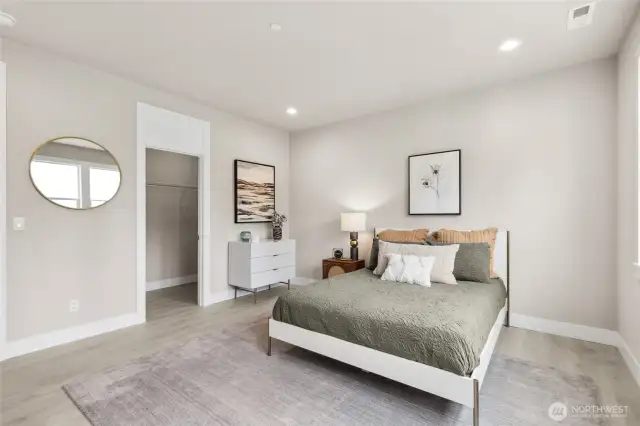 Walk-in Closet. Photos are for representational purposes only.  Colors and options may vary.