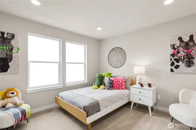 Bedroom 4 Upstairs. Photos are for representational purposes only.  Colors and options may vary.