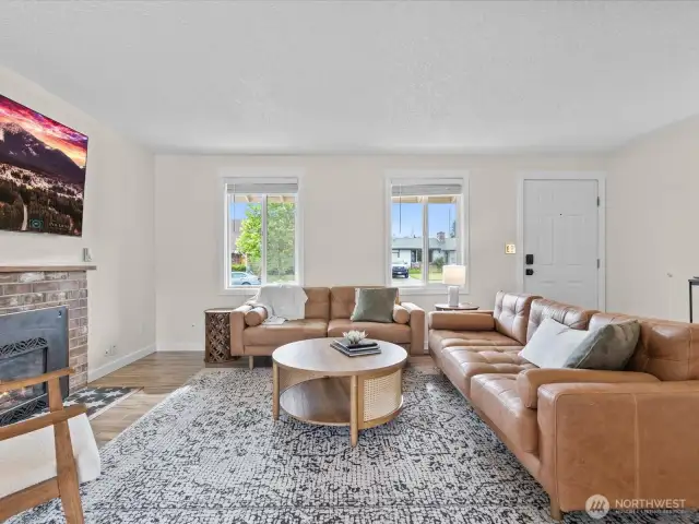 Living room - connected to dining and kitchen