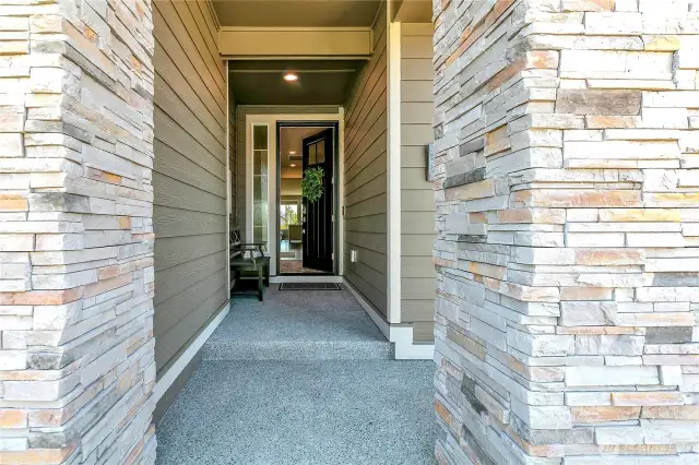 Covered front porch