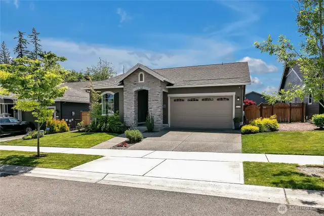 Front Yard landscaping and lawn service is provided by the HOA so you can spend more time relaxing and enjoying the community amenities.