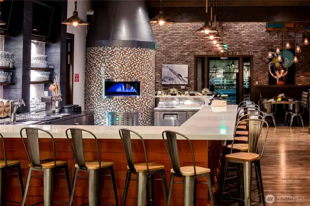 The Mantle, an award-winning private restaurant right in the Seven Summits Lodge.
