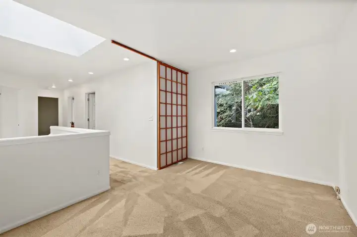 View of loft area.