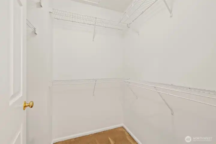 Priimary closet.