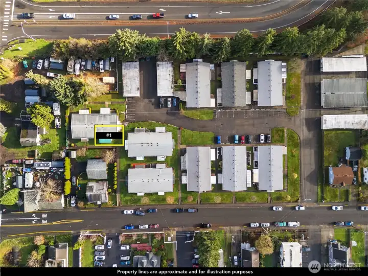 Property Boundary for illustrative purposes only.